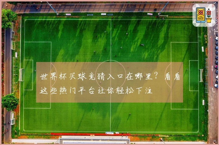 世界杯买球竞猜入口在哪里？看看这些热门平台让你轻松下注